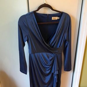 Eliza J silky blue dress, size 6